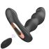 Aixiasia Hiross - črni rotacijski analni vibrator