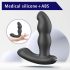 Aixiasia Hiross - črni rotacijski analni vibrator