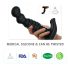 Aixiasia Abake - rotacijski analni vibrator (črn)