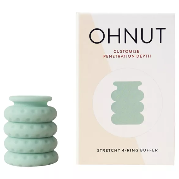 Ohnut - penetracijski obročki - nastavljivi - 4 deli - zeleni