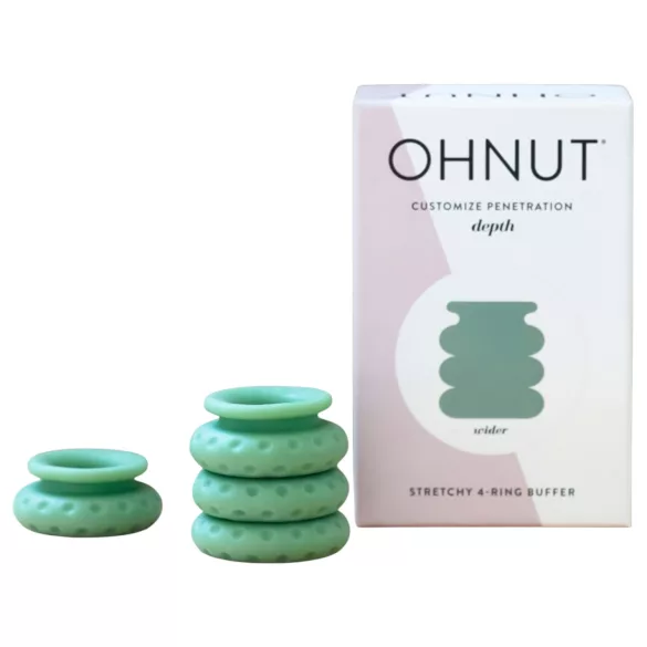 Ohnut - penetracijski obročki - nastavljivi - 4 deli - zeleni