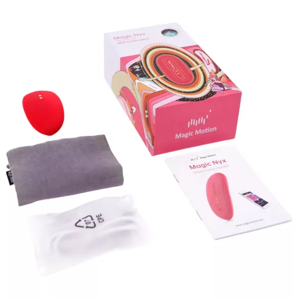 Magic Motion - vibrator za klitoris - vodoodporen - koralna