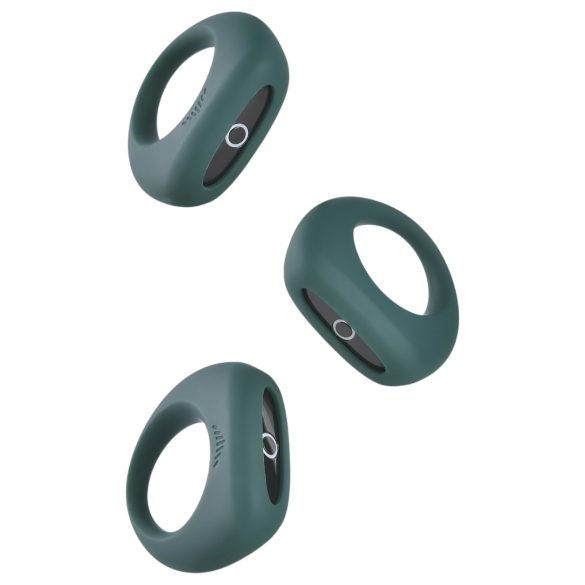 Magic Motion Dante II - vibracijski penisni obroč - brezžičen - modra barva