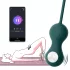 Magic Motion Crystal Duo - aplikacijo upravljane vibracijske gejša kroglice (zelene)