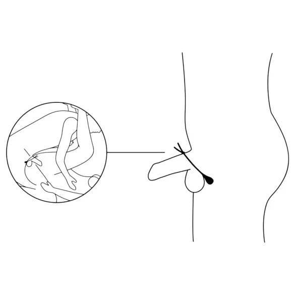 Nexus Forge - vibracijski obroč za penis - nastavljiv - črna