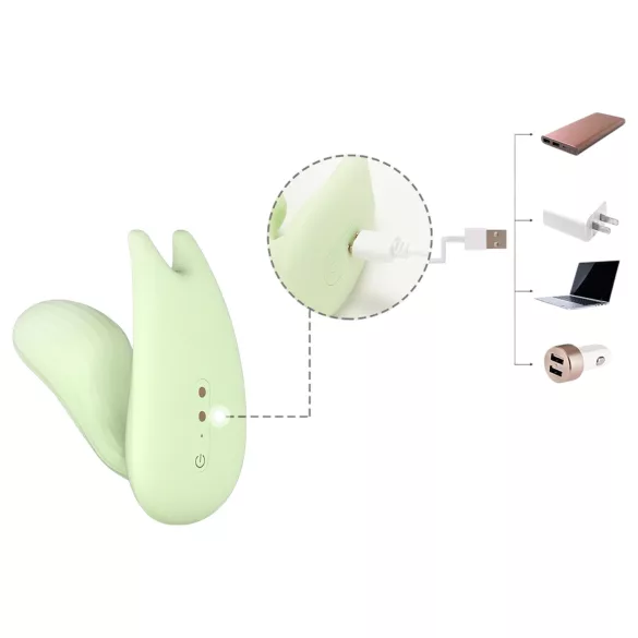 Magic Motion Umi - aplikacijo upravljan 2-v-1 vibrator (zelen)