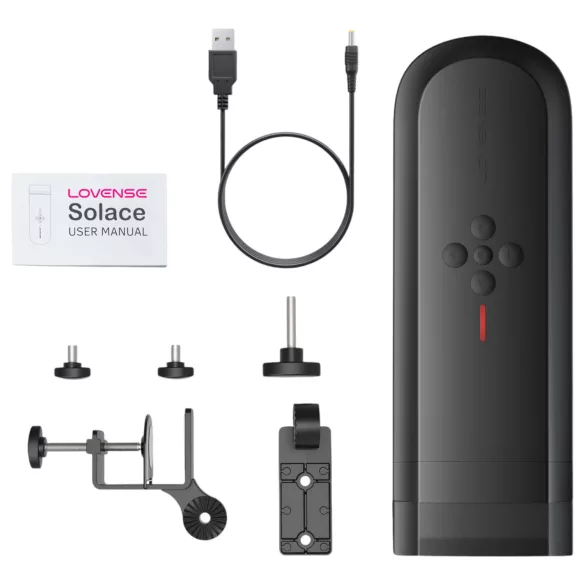 Lovense Solace - masturbator za moške, upravljan prek aplikacije (črn)