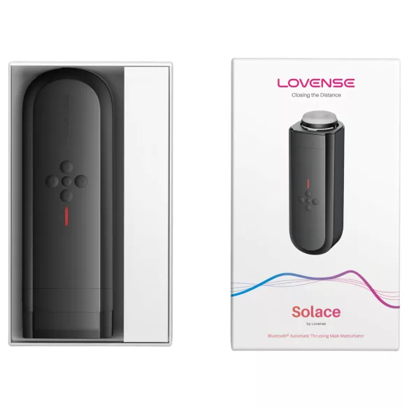 Lovense Solace - masturbator za moške, upravljan prek aplikacije (črn)