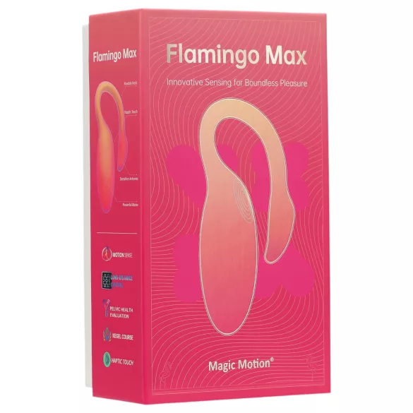 Magic Motion Flamingo Max - vibracijsko jajce - pametno - oranžna