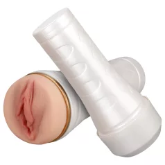   Tracy's Dog - masturbator za moške - realistična vagina v torbici - bela/naravna