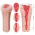 Tracy's Dog 3D Masturbator - realistična vagina v ohišju (bela-naravna)