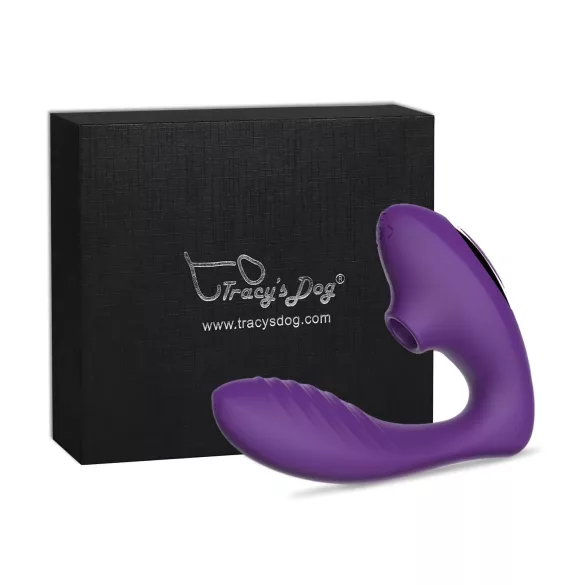 Tracy's Dog OG - vibrator za točko G in klitoralni stimulator - vijoličen