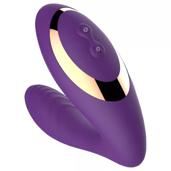 Tracy's Dog OG - vibrator za točko G in klitoralni stimulator - vijoličen
