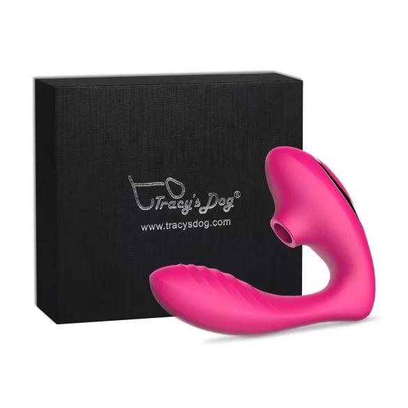 Tracy's Dog OG - vibrator za G-točko in klitoris - roza