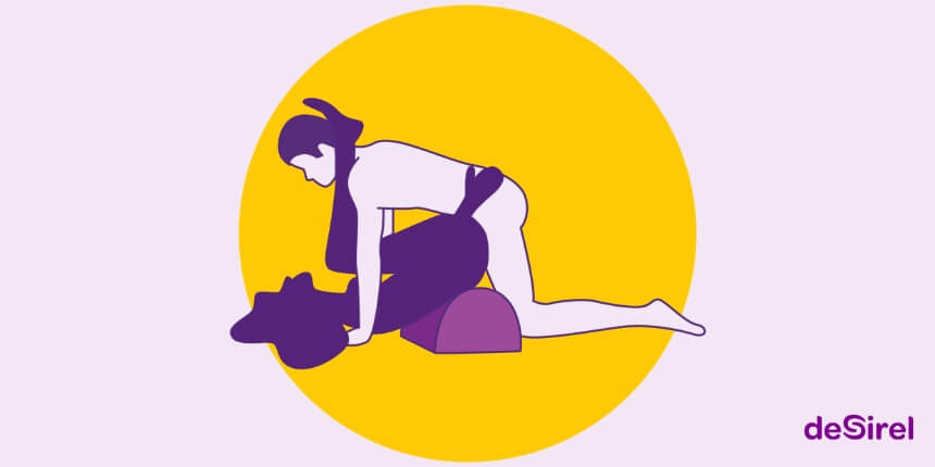 Položaj B obrat s sex blazino Desirel Magic Pillow | Desirel.si Sex Shop