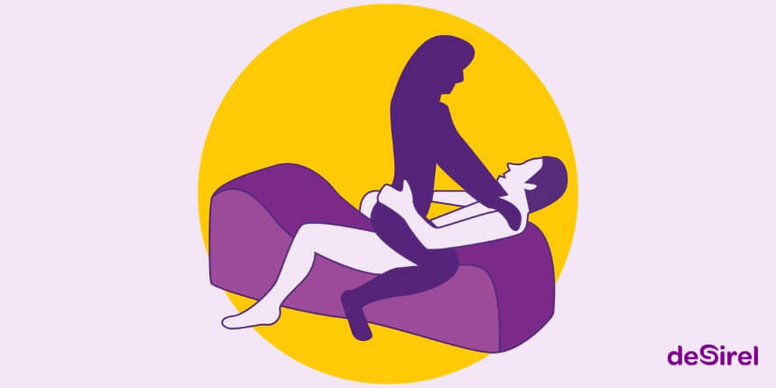 Položaj Ravnotežje in tok s sex blazino Desirel Magic Pillow | Desirel.si Sex Shop