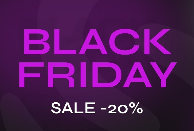 Black Friday: nakupuj zdaj s 20% popustom