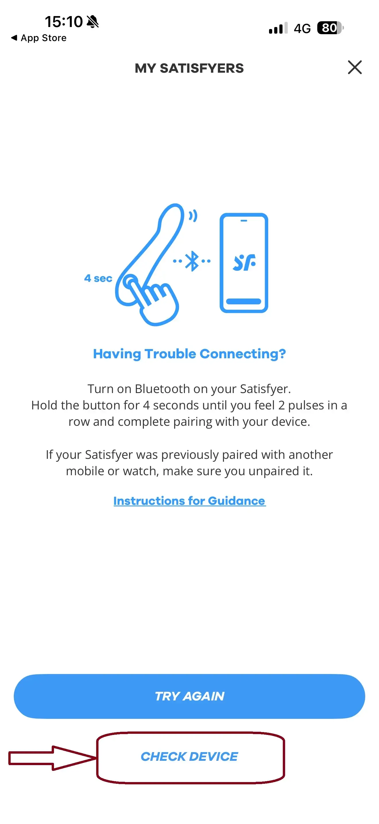 Satisfyer Connect App: vodič po korakih korak 2 | Desirel Sex Shop