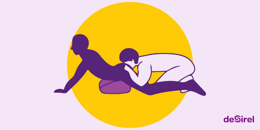 Položaj Igriva globina s sex blazino Desirel Magic Pillow | Desirel.si Sex Shop
